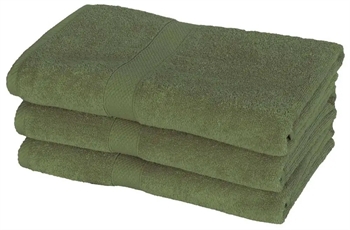 Billede af Badehåndklæde - 70x140 cm - Diamant - Grøn - 100% Bomuld - Bløde bade håndklæder fra Egeria hos Shopdyner.dk